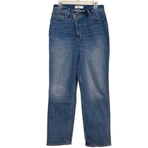 Abercrombie & Fitch Jeans Curve Love 90s Straight Crossover Size 30 (10)
